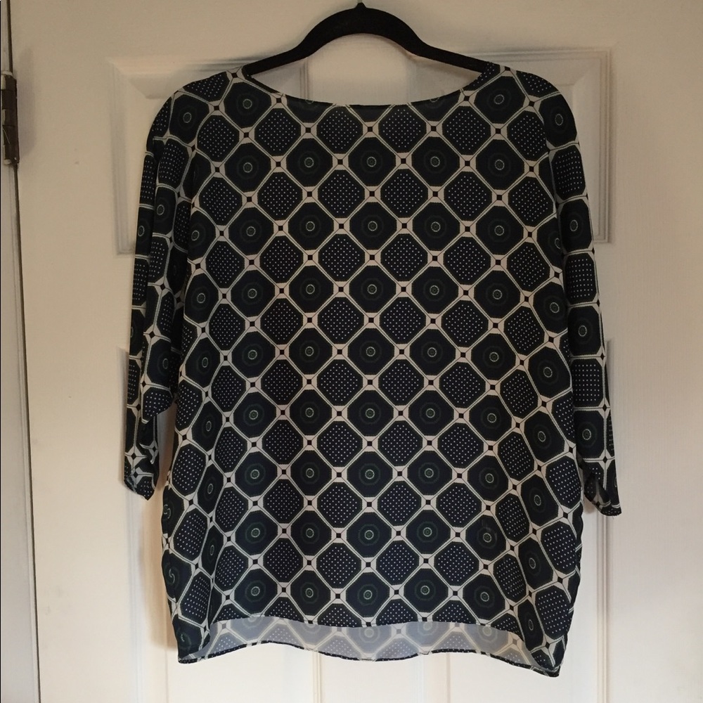 Michael Kors patterned tunic top